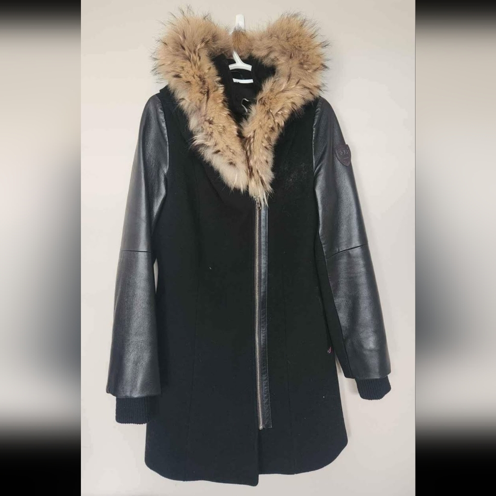 Sicily Wool Fur Coat Medium
